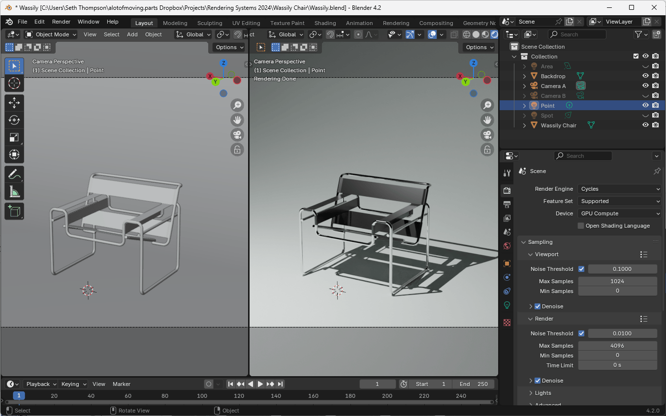 Viewport setup