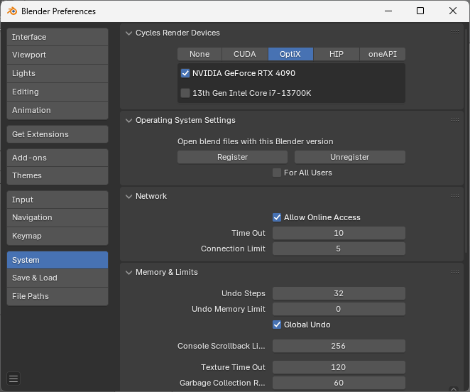 Viewport setup