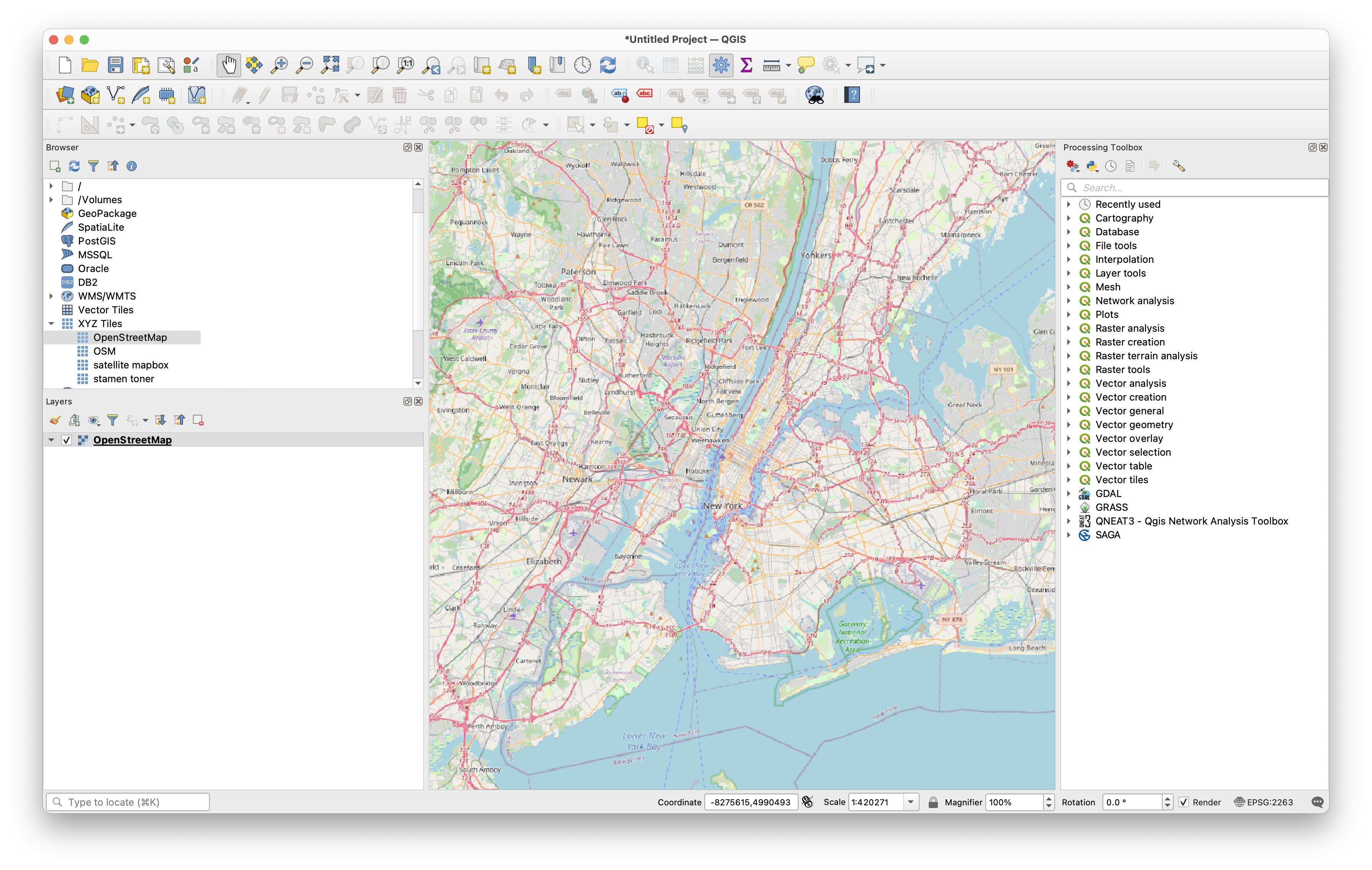 osm projected