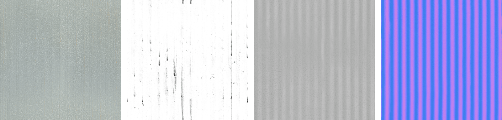 Corrugated Metal textures