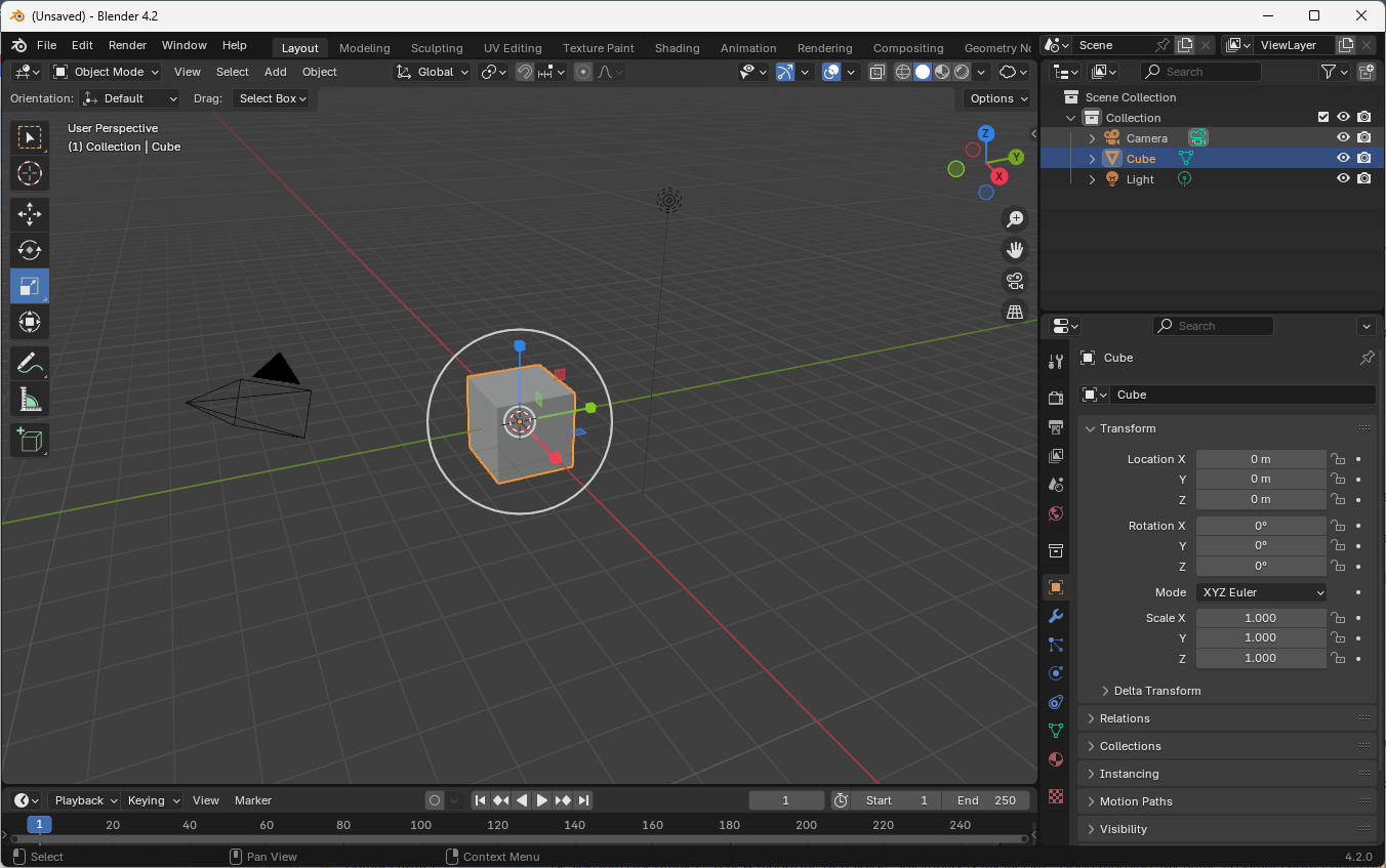 Blender Scale Tool