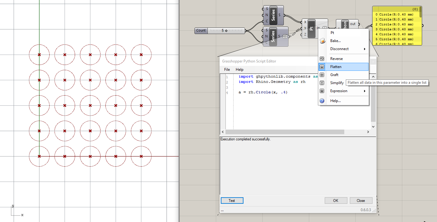 grasshopper setup