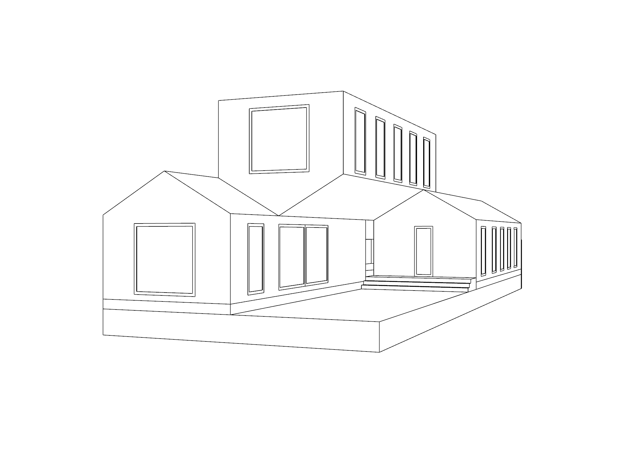 asymmetric 2-point perspective