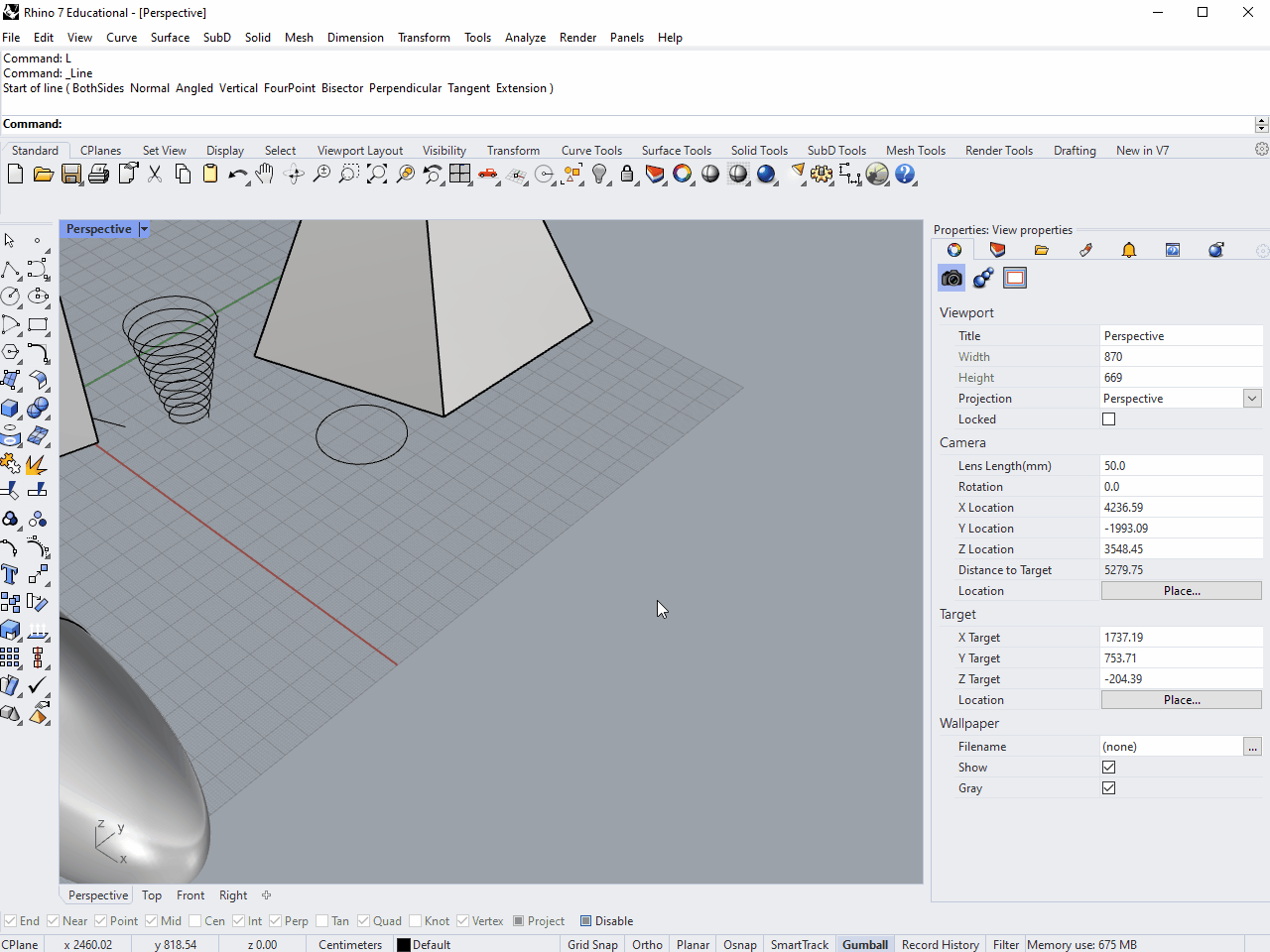 orthogonal drawing