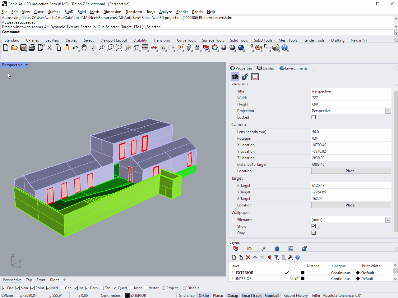 shearing the model